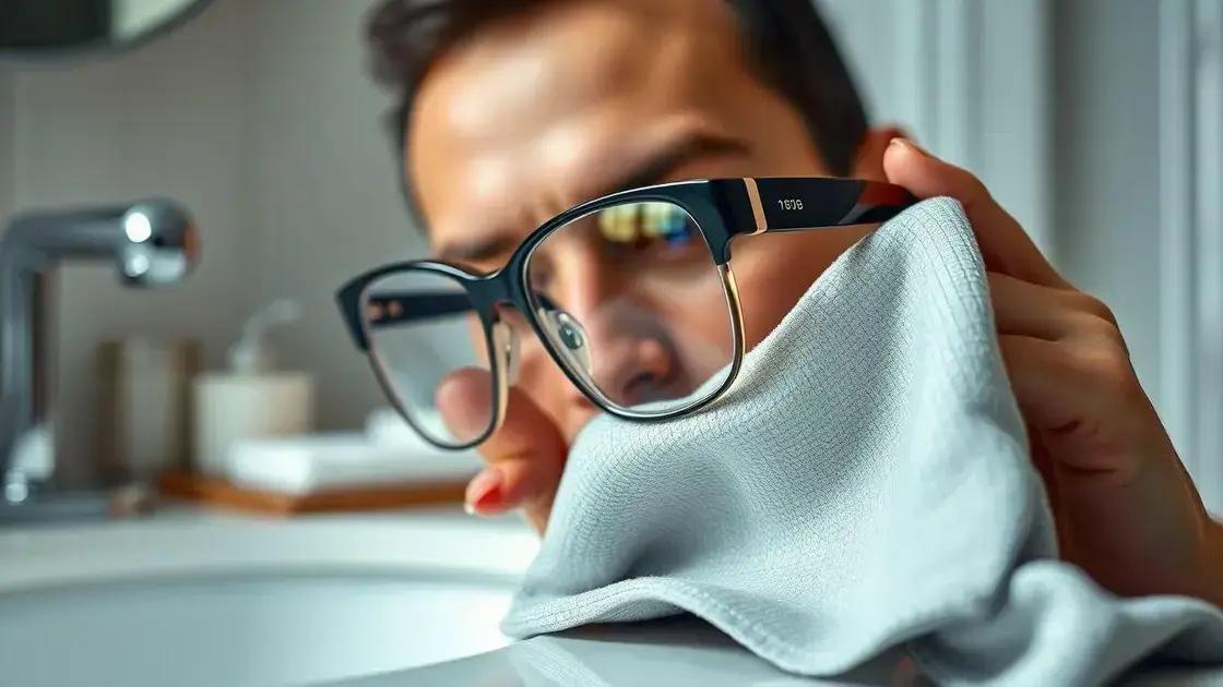 Dicas de cuidado para suas armações e lentes