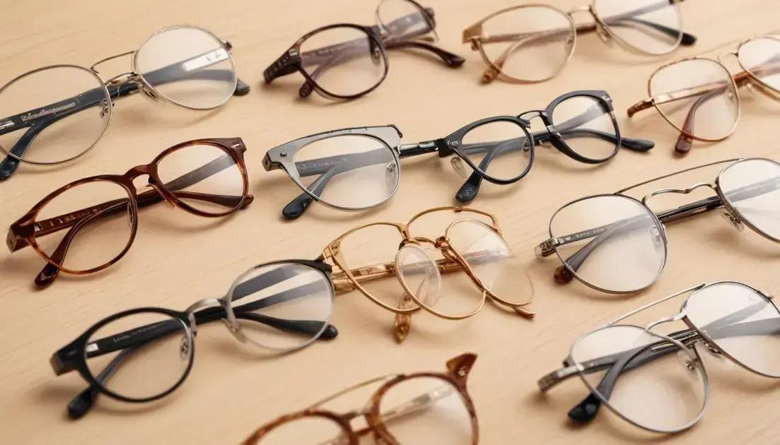 Os diferentes tipos de modelos de óculos